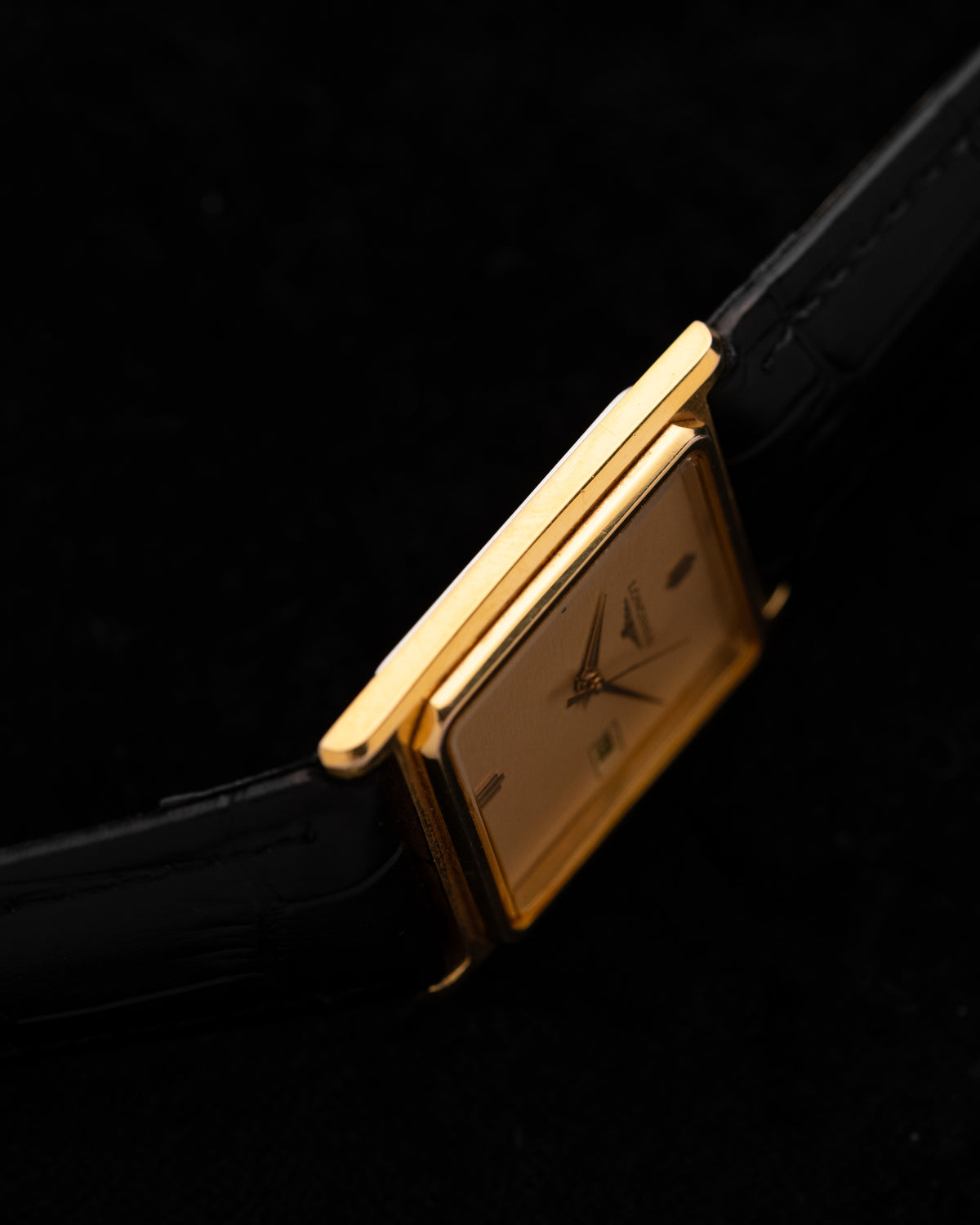 1980s Vintage Longines Champagne Bark Dial