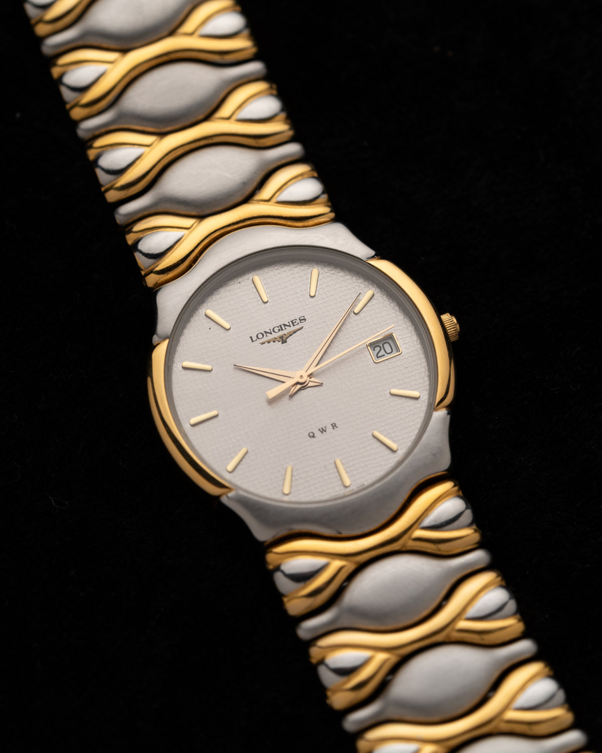 1990s Vintage Longines Wave Bracelet