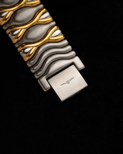 1990s Vintage Longines Wave Bracelet