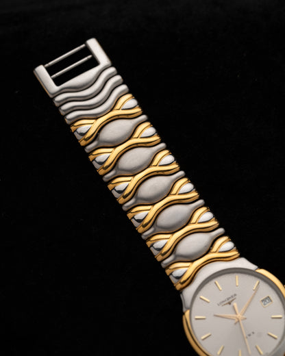 1990s Vintage Longines Wave Bracelet
