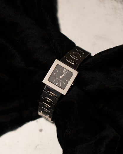 1990s Vintage Bvlgari Quadrato in Stainless Steel