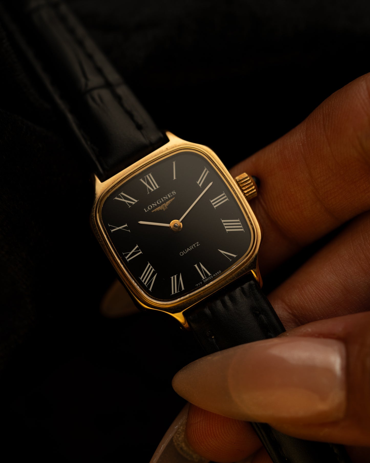 1980s Longines Noir Quartz