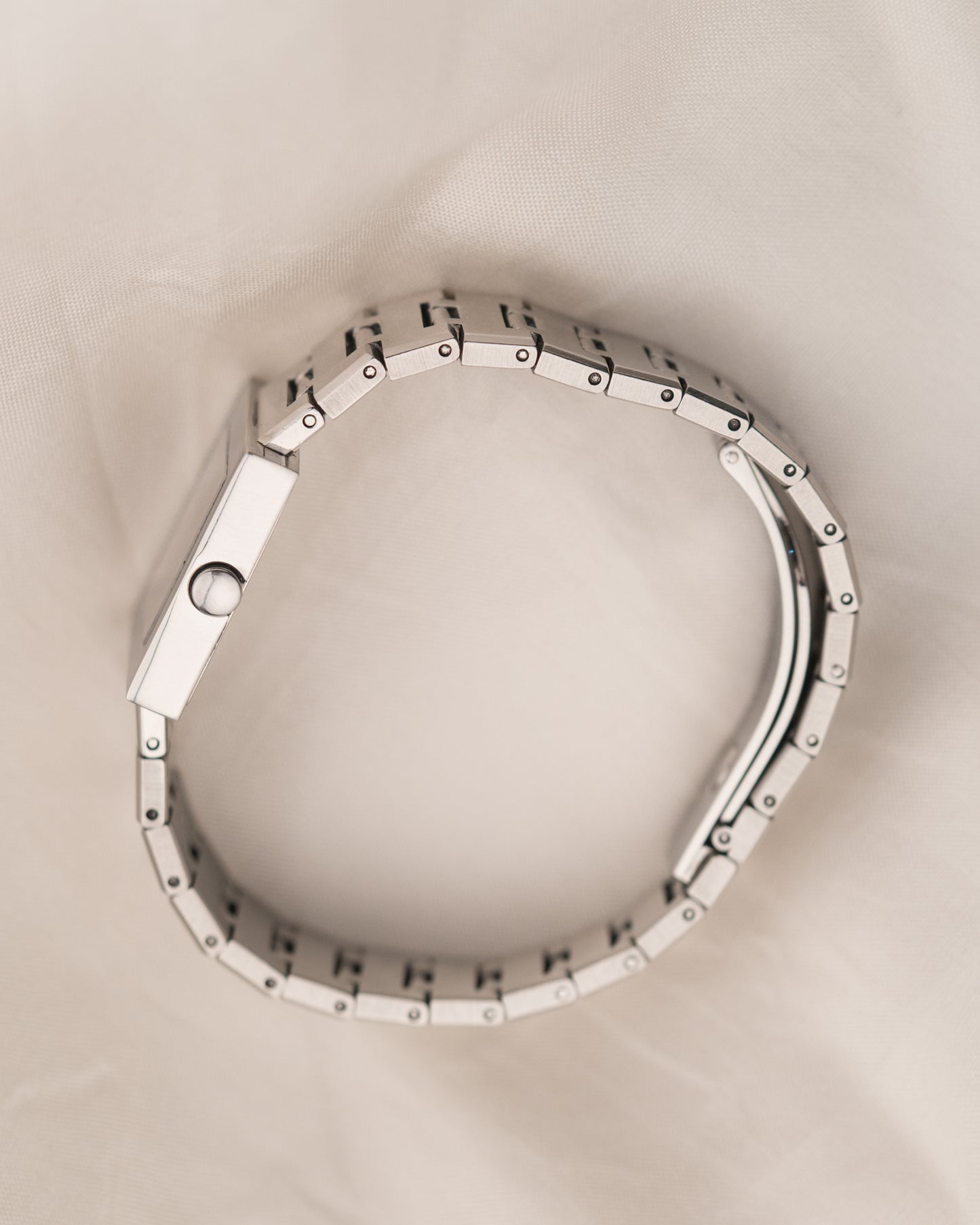 1990s Vintage Bvlgari Quadrato in Stainless Steel