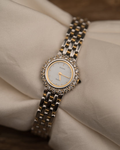1990s Vintage Rado Diamond Bezel