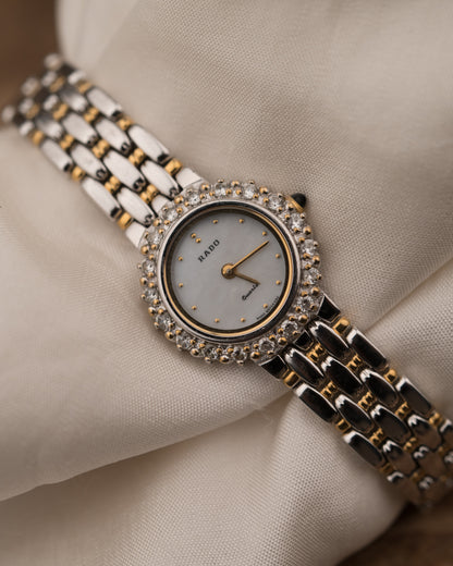1990s Vintage Rado Diamond Bezel