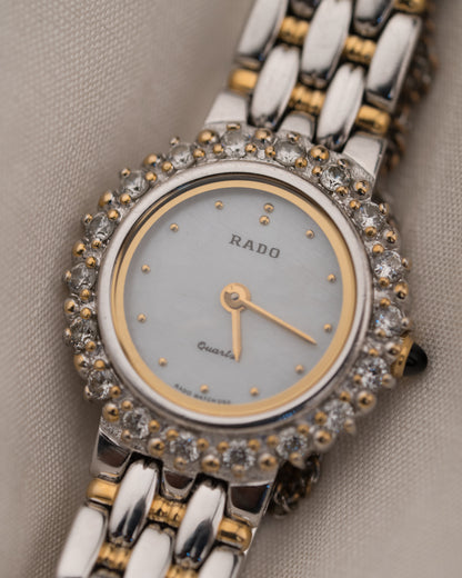 1990s Vintage Rado Diamond Bezel