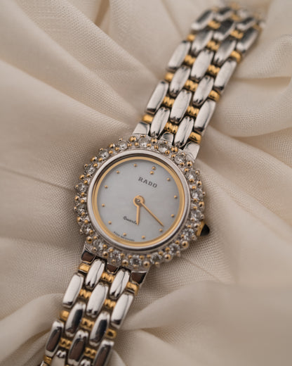 1990s Vintage Rado Diamond Bezel