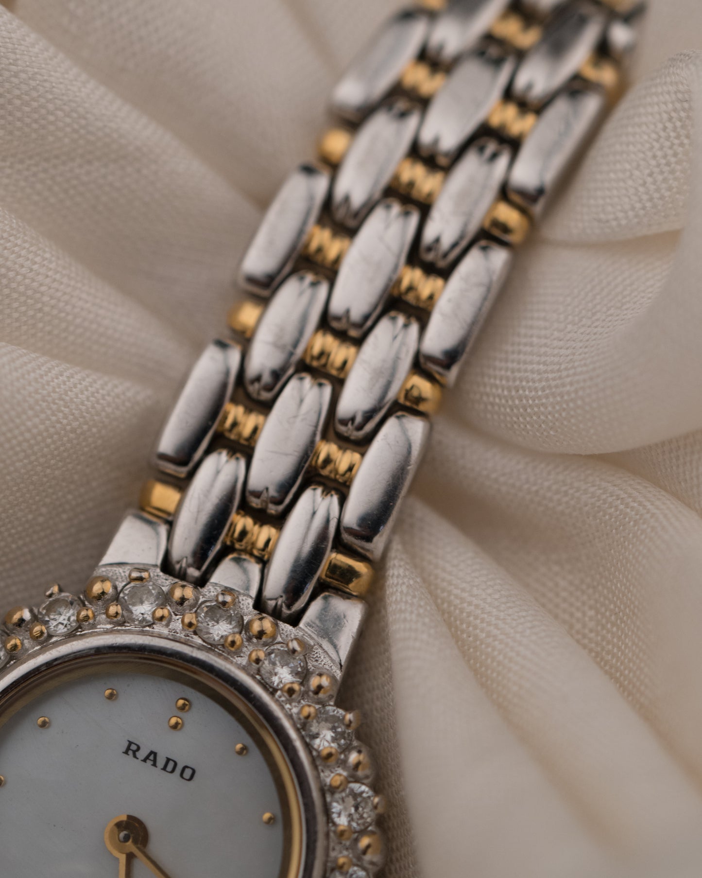 1990s Vintage Rado Diamond Bezel