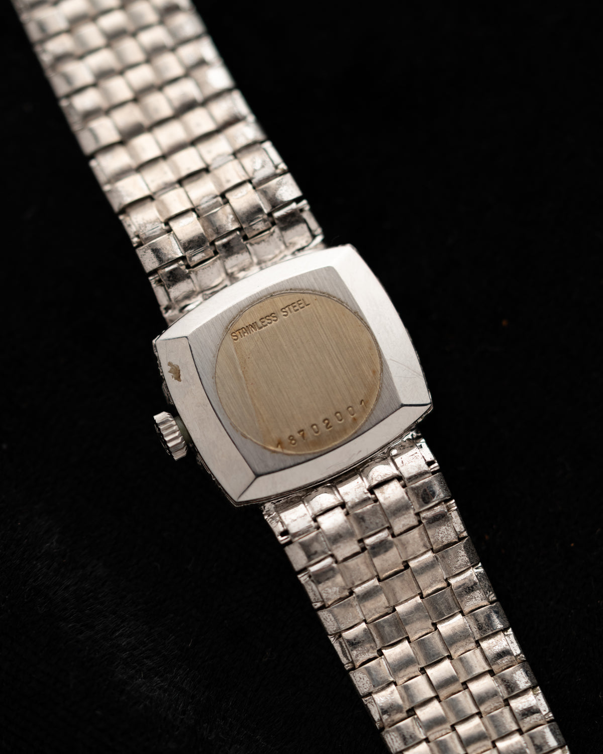 1970s Vintage Longines Woven Bracelet