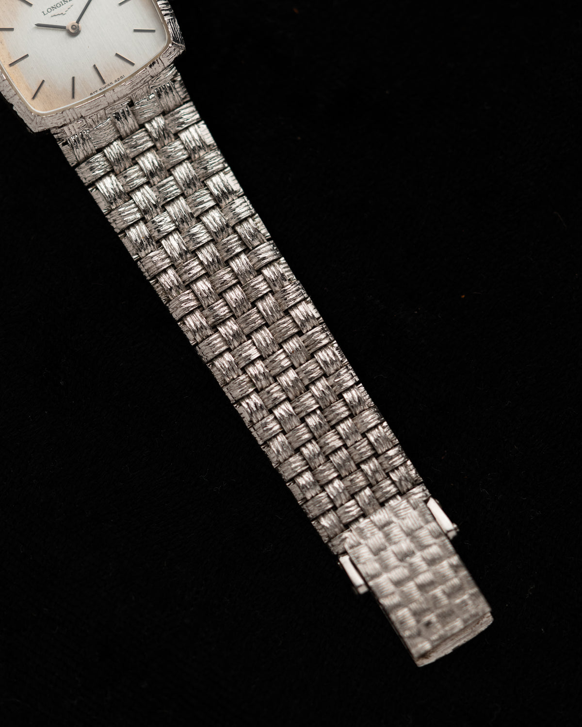 1970s Vintage Longines Woven Bracelet