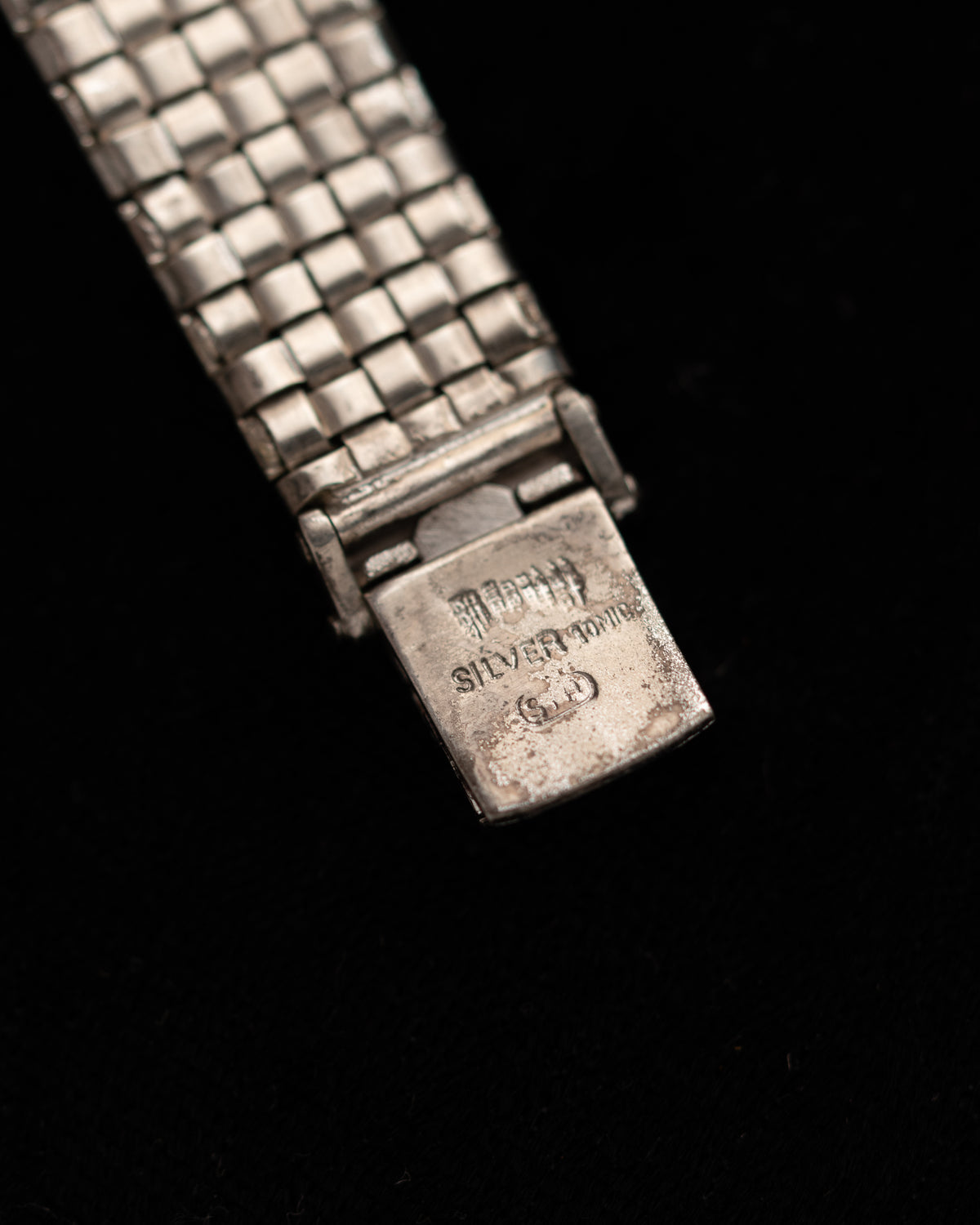 1970s Vintage Longines Woven Bracelet