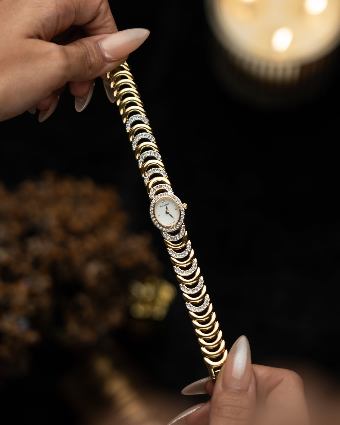 1980s Bucherer Crescent