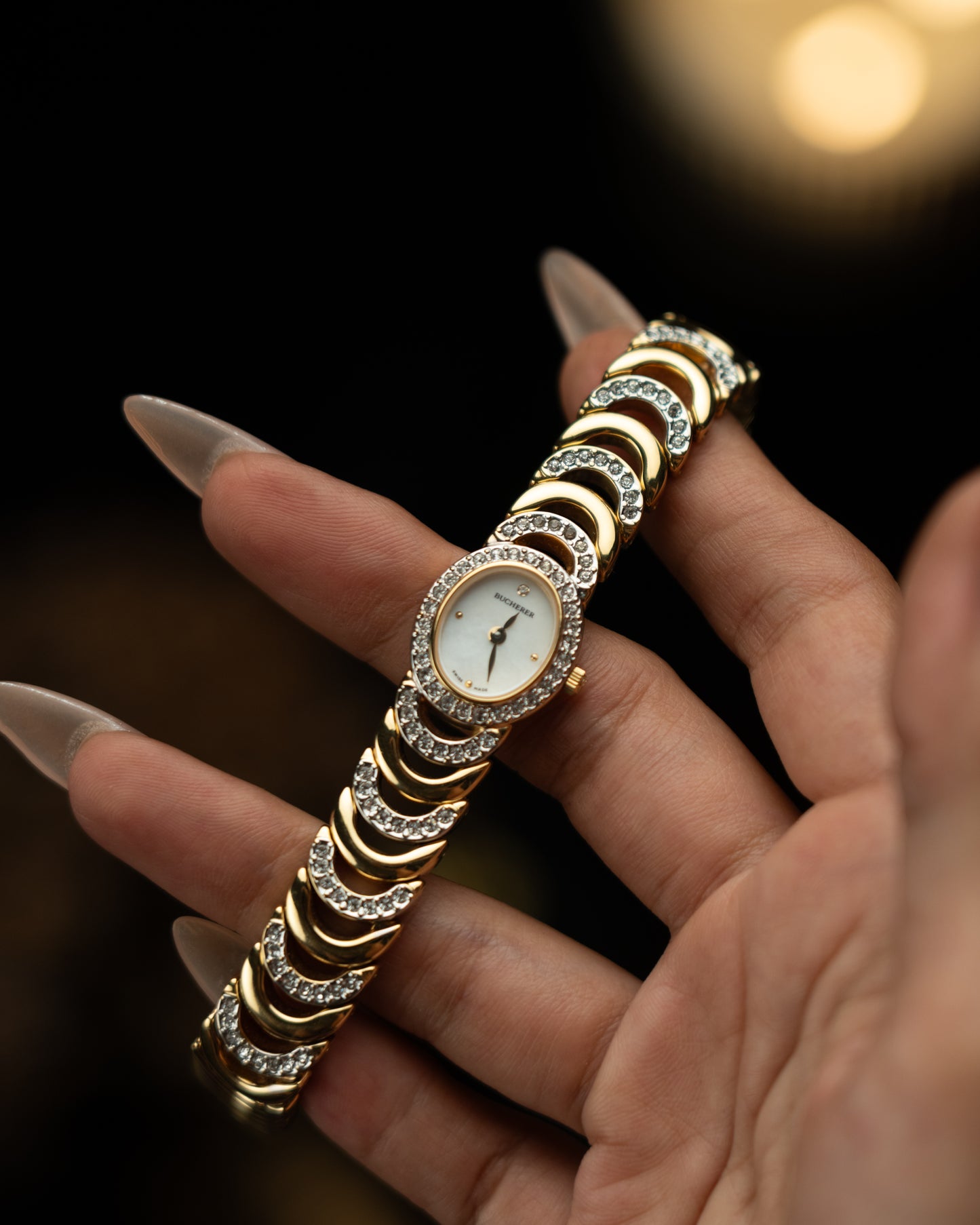 1980s Bucherer Crescent