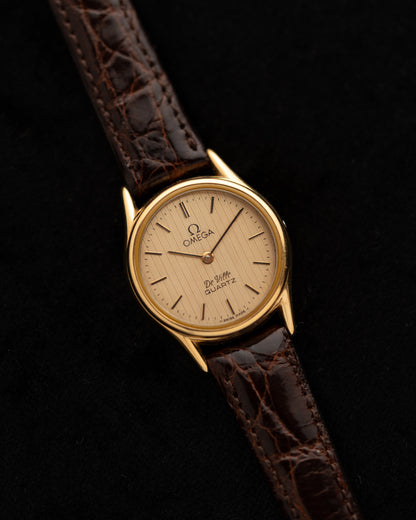 1980s Vintage Omega De Ville Quartz