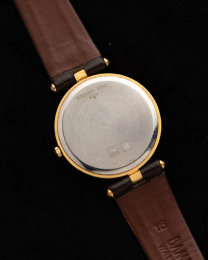 1980s Vintage Longines Ribbed Dial
