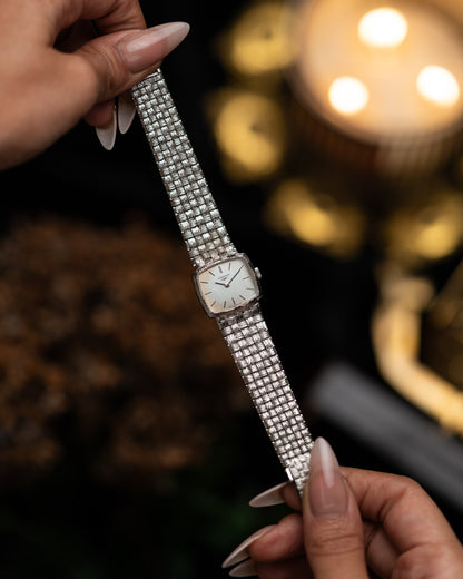 1970s Vintage Longines Woven Bracelet
