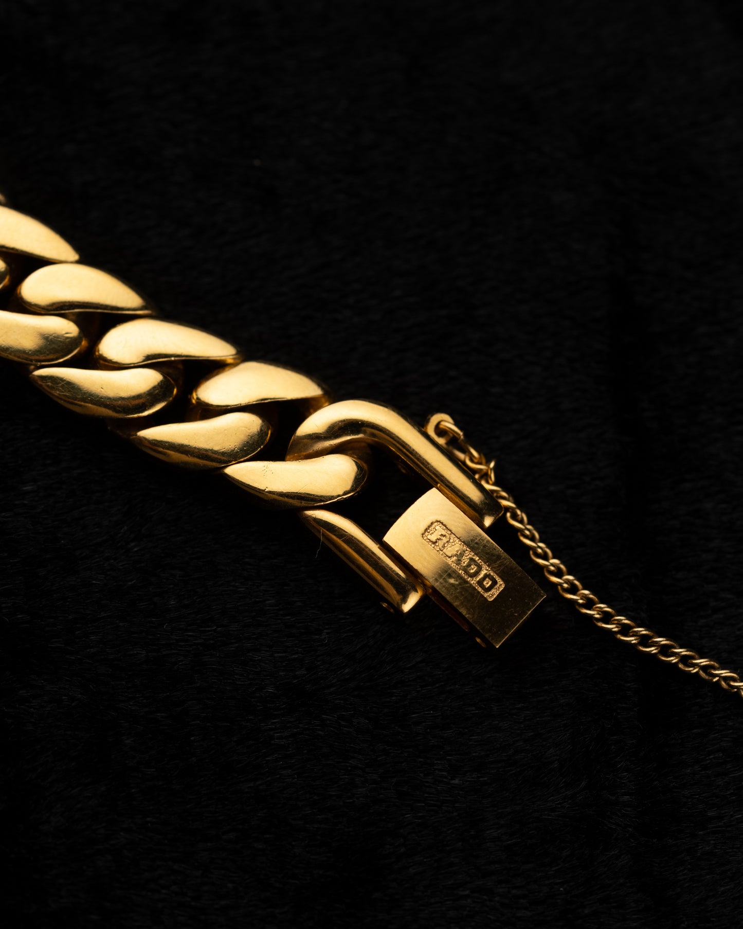 1980s Rado Diamond Cuban Chain