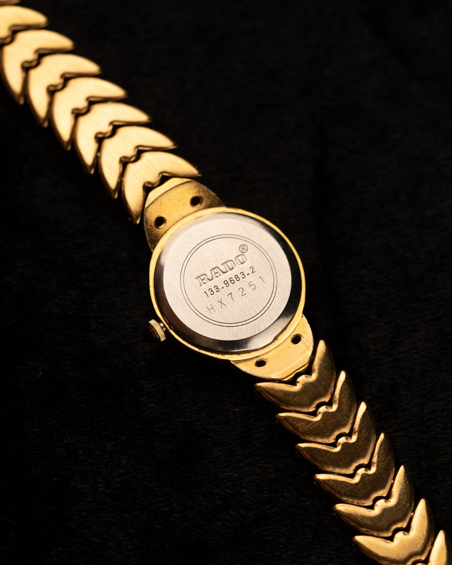 1980s Rado Gold Leaf Bracelet