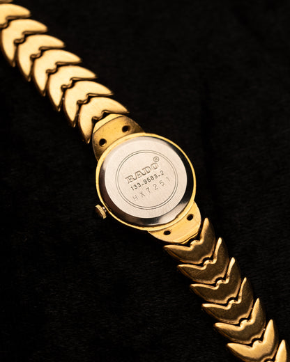 1980s Rado Gold Leaf Bracelet