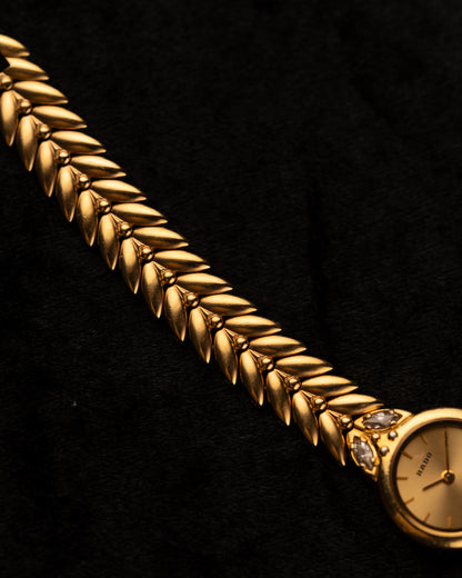 1980s Rado Gold Leaf Bracelet