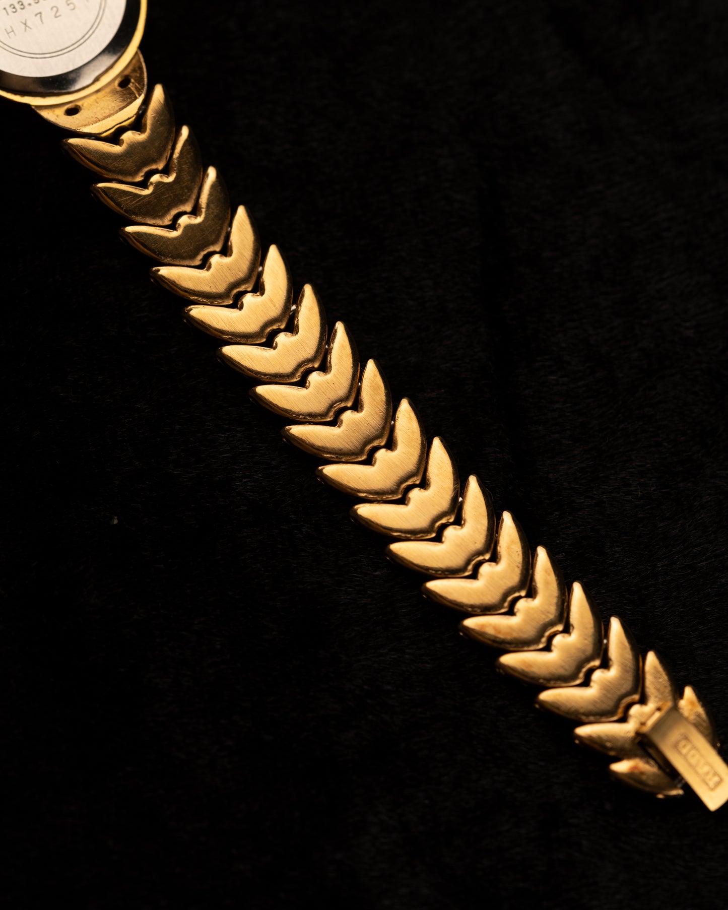 1980s Rado Gold Leaf Bracelet
