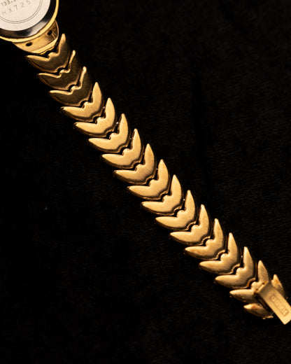 1980s Rado Gold Leaf Bracelet