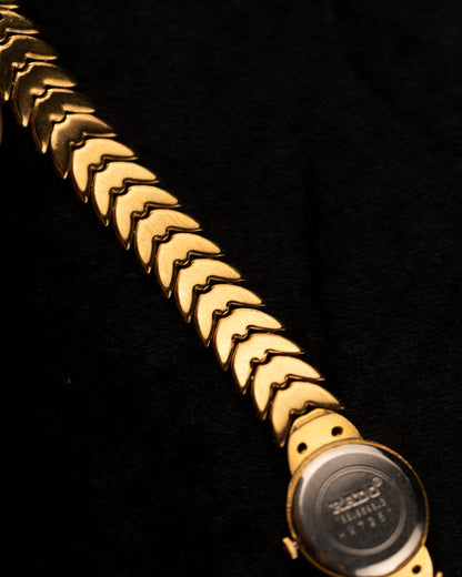 1980s Rado Gold Leaf Bracelet