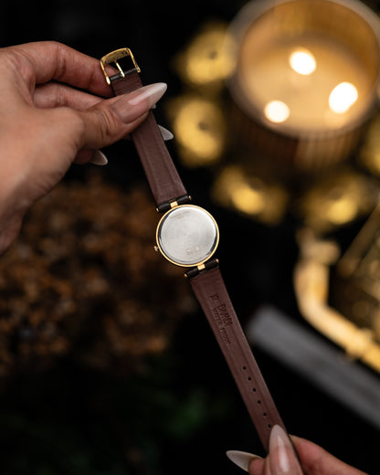 1980s Vintage Longines Ribbed Dial