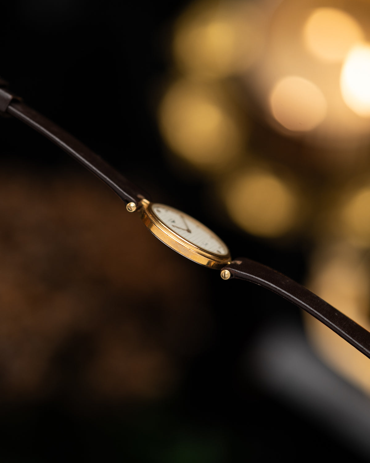 1980s Vintage Longines Ribbed Dial