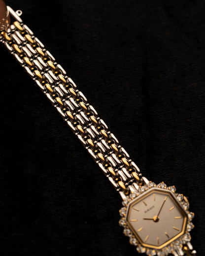 1990s Rado Diamond Bezel Hexagonal