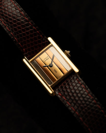 1970s Cartier Trinity Tank