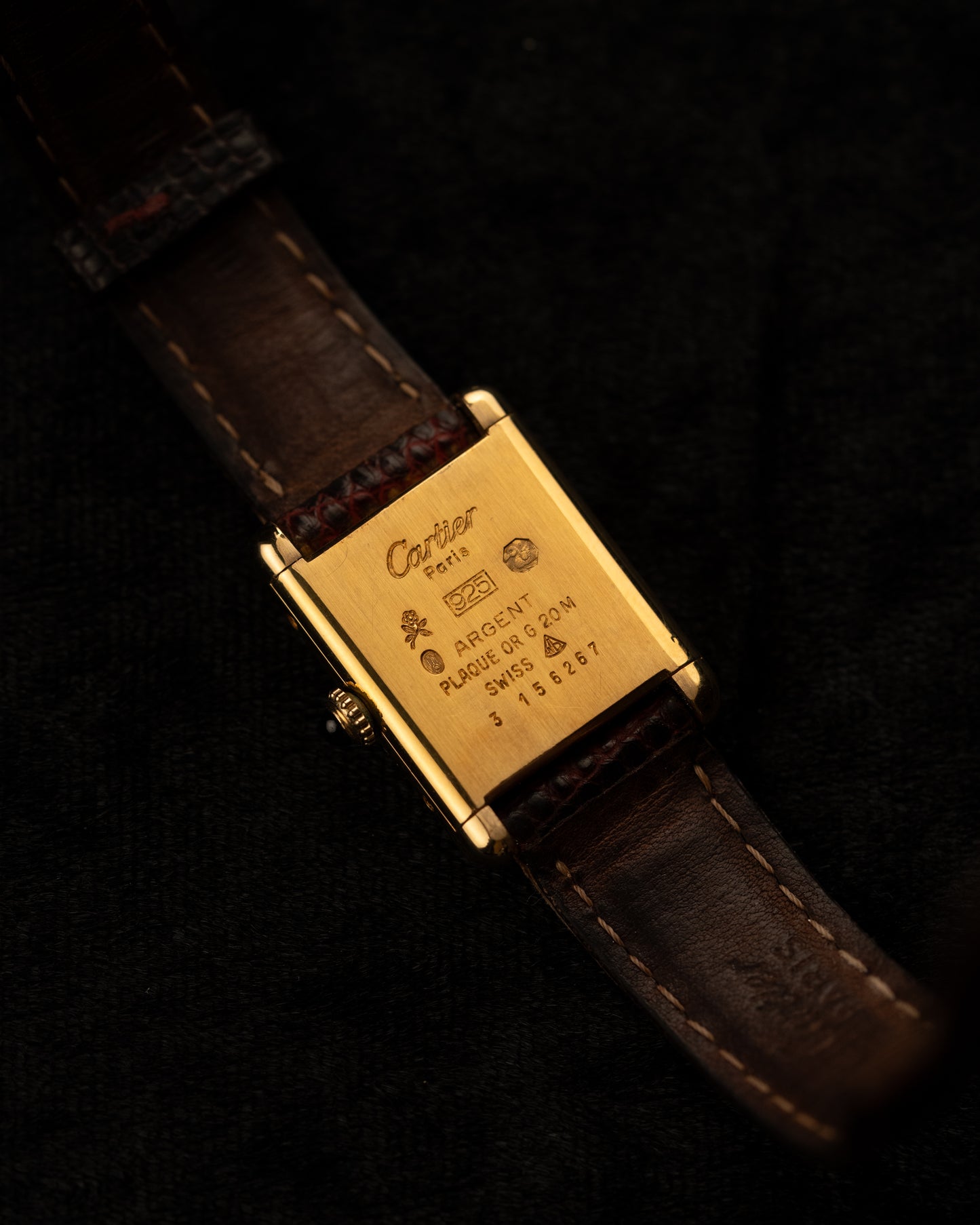 1970s Cartier Trinity Tank