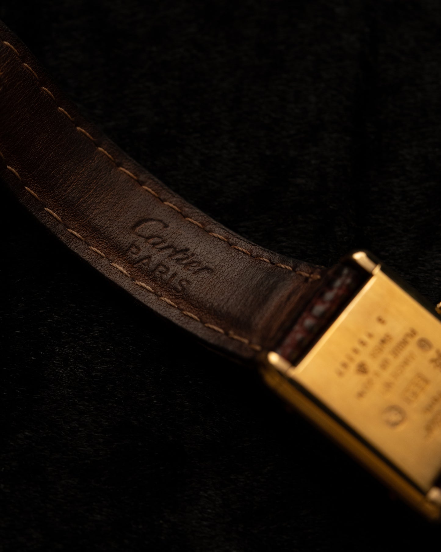 1970s Cartier Trinity Tank