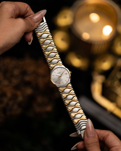 1990s Vintage Longines Wave Bracelet