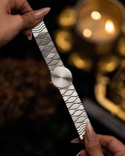 1990s Vintage Longines Wave Bracelet