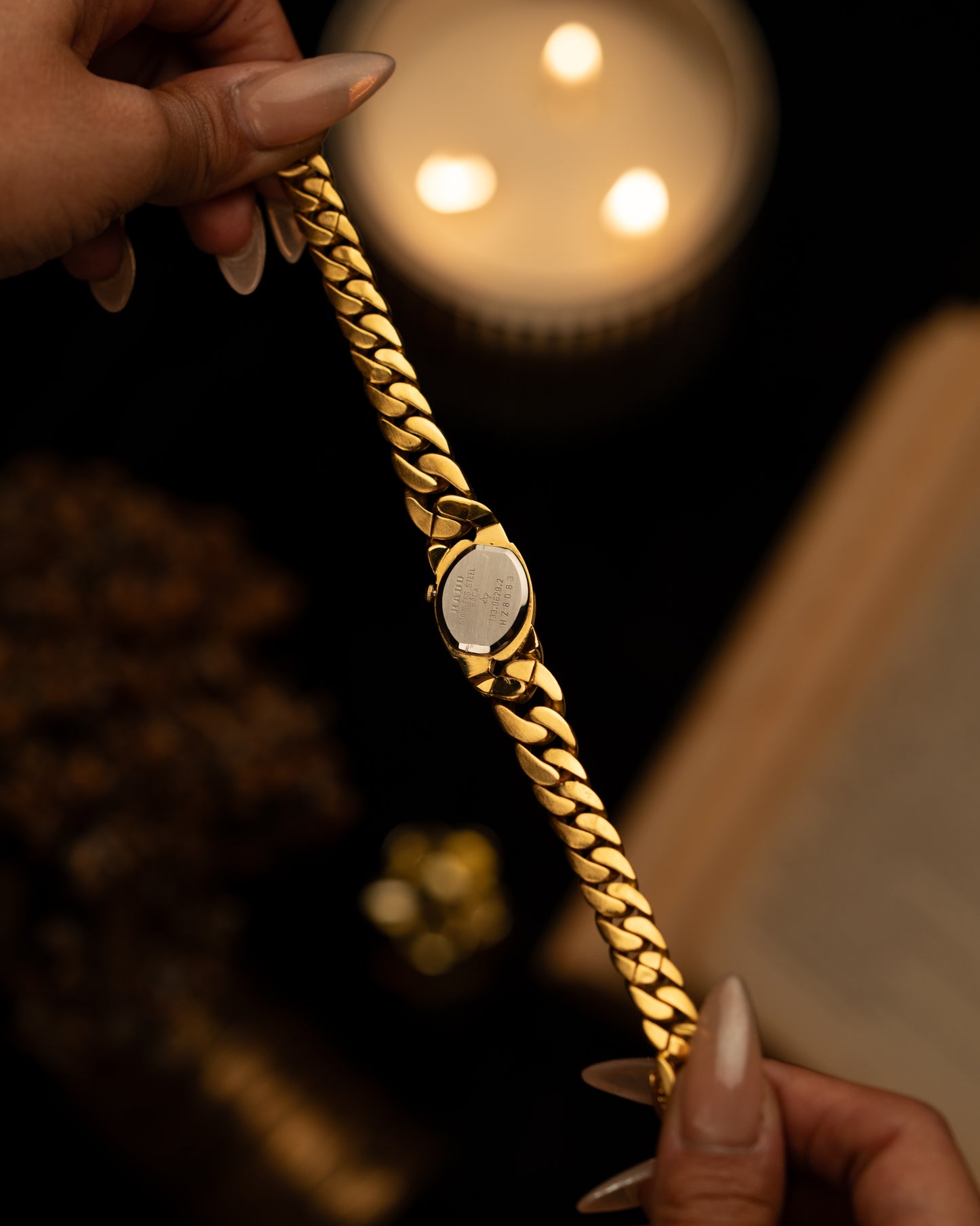 1980s Rado Diamond Cuban Chain