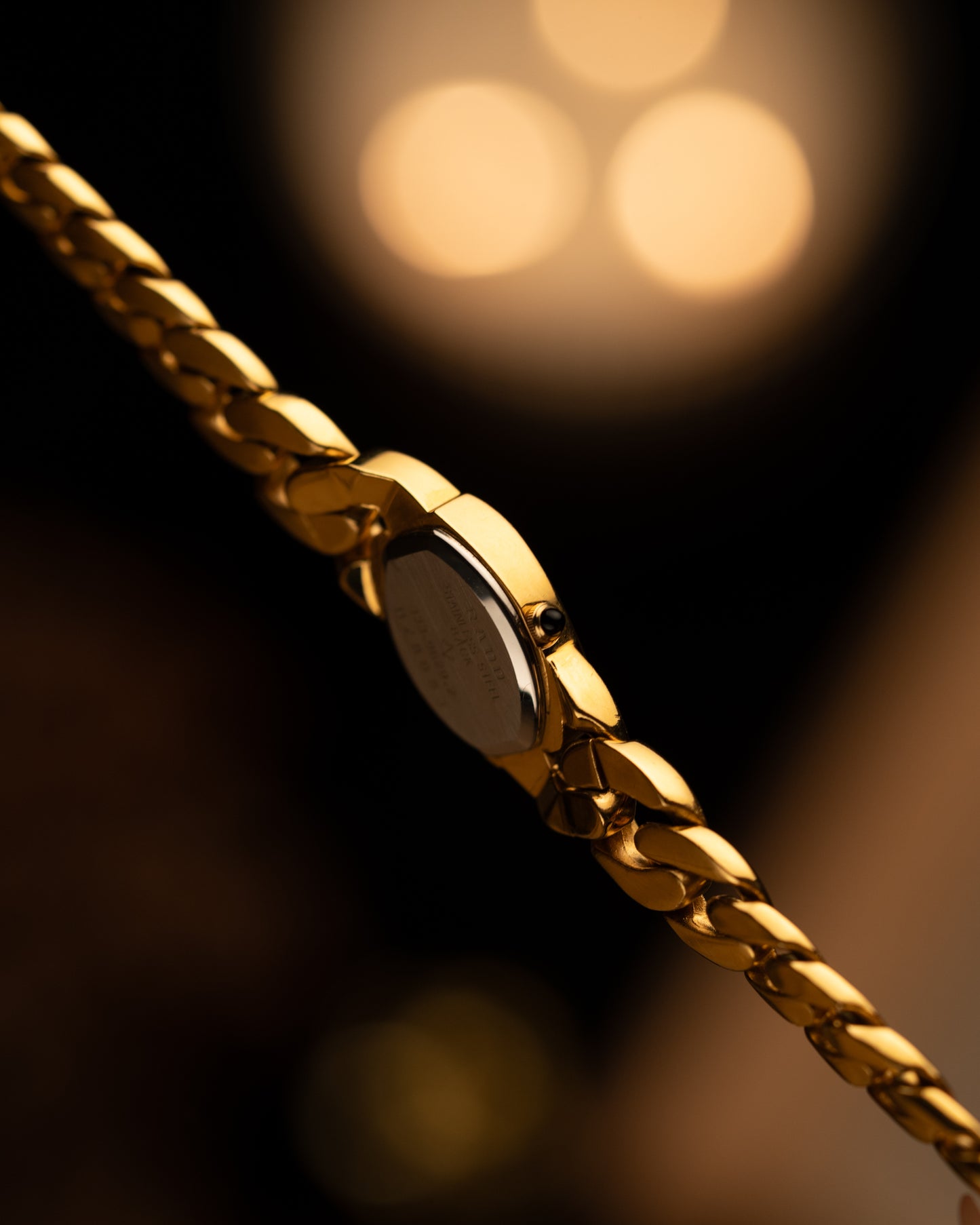 1980s Rado Diamond Cuban Chain