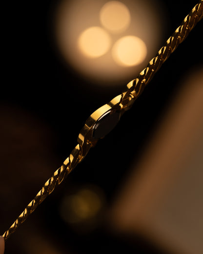 1980s Rado Diamond Cuban Chain