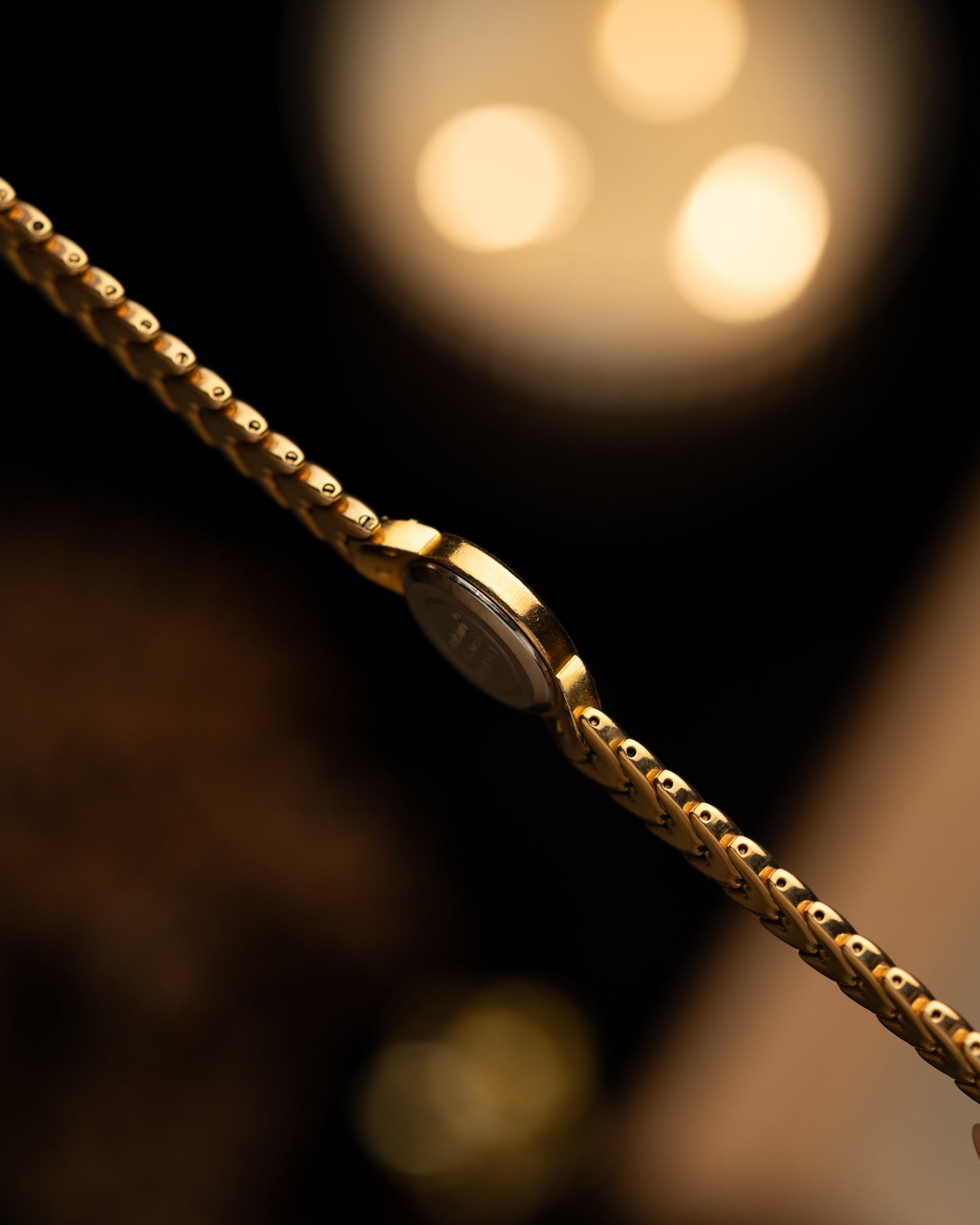1980s Rado Gold Leaf Bracelet