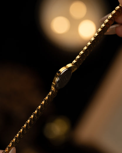 1980s Rado Gold Leaf Bracelet