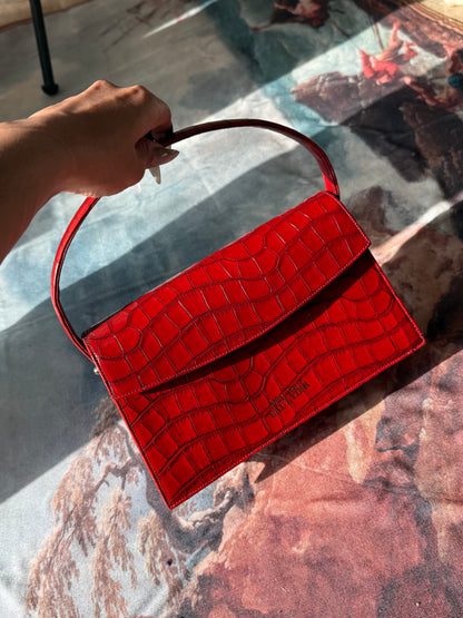 Jean Paul Gaultier Croc Embossed Bag