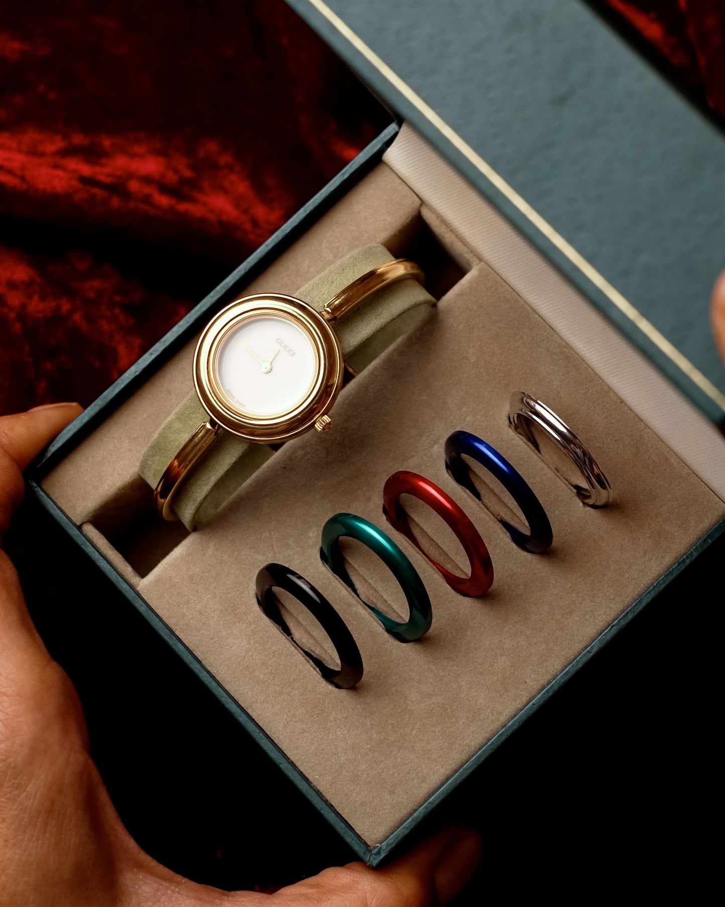 1990s Vintage Gucci Bezel Change