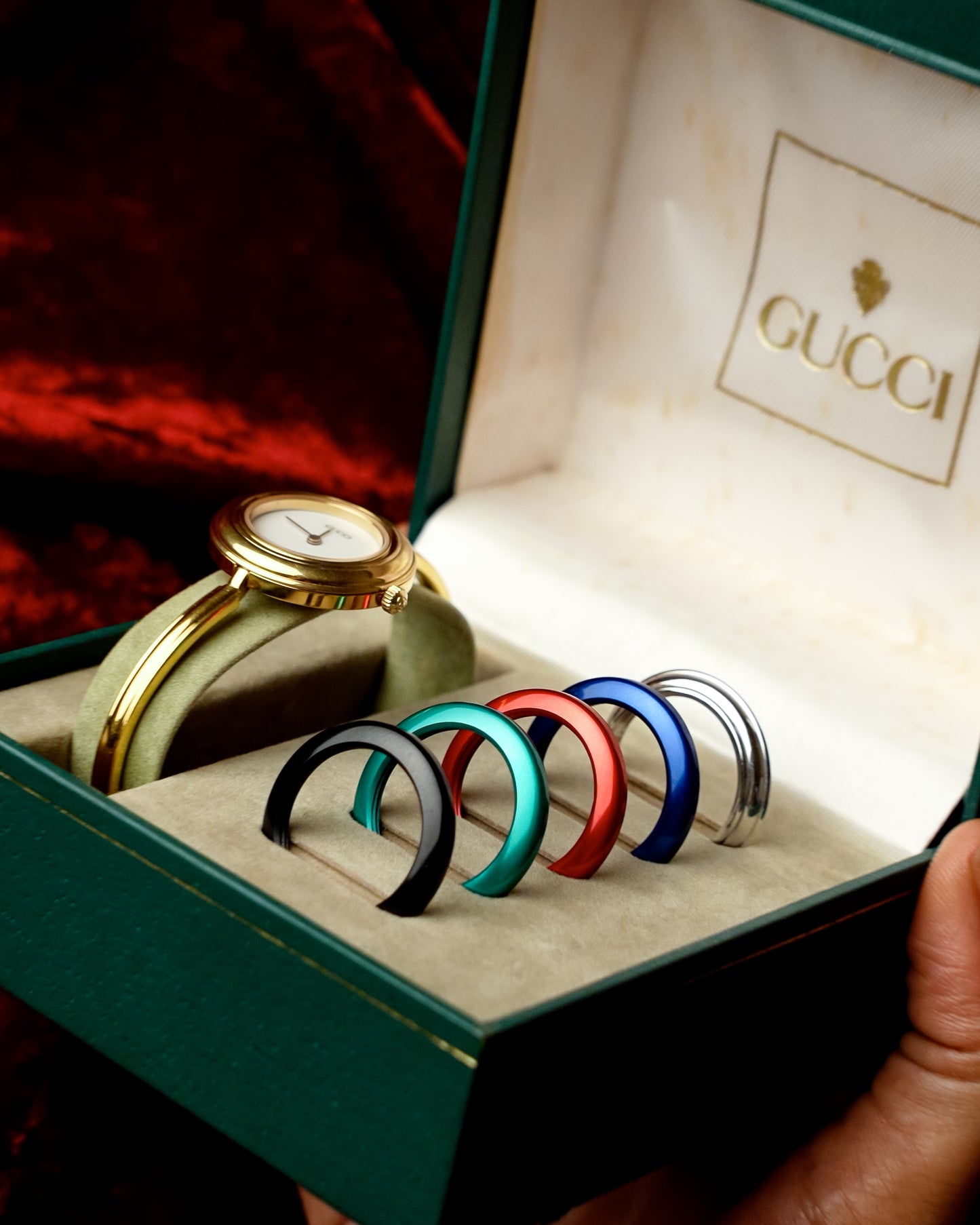 1990s Vintage Gucci Bezel Change