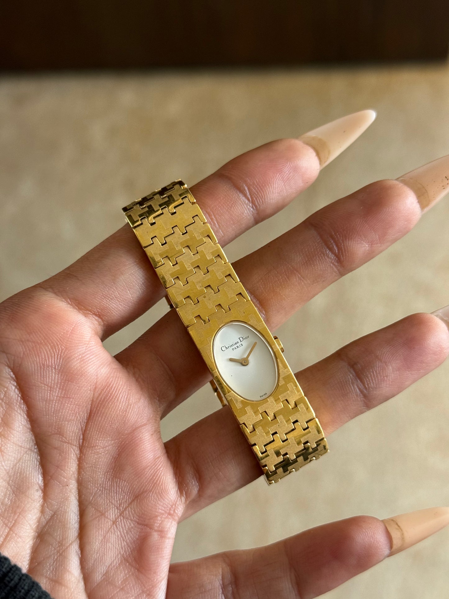 Vintage Dior Gold Watch