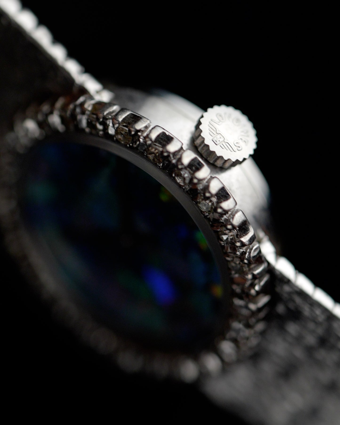 1970s Vintage Longines Mosaic Opal