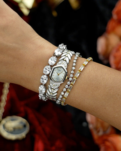 1990s Vintage Rado Diamond Dual Tone