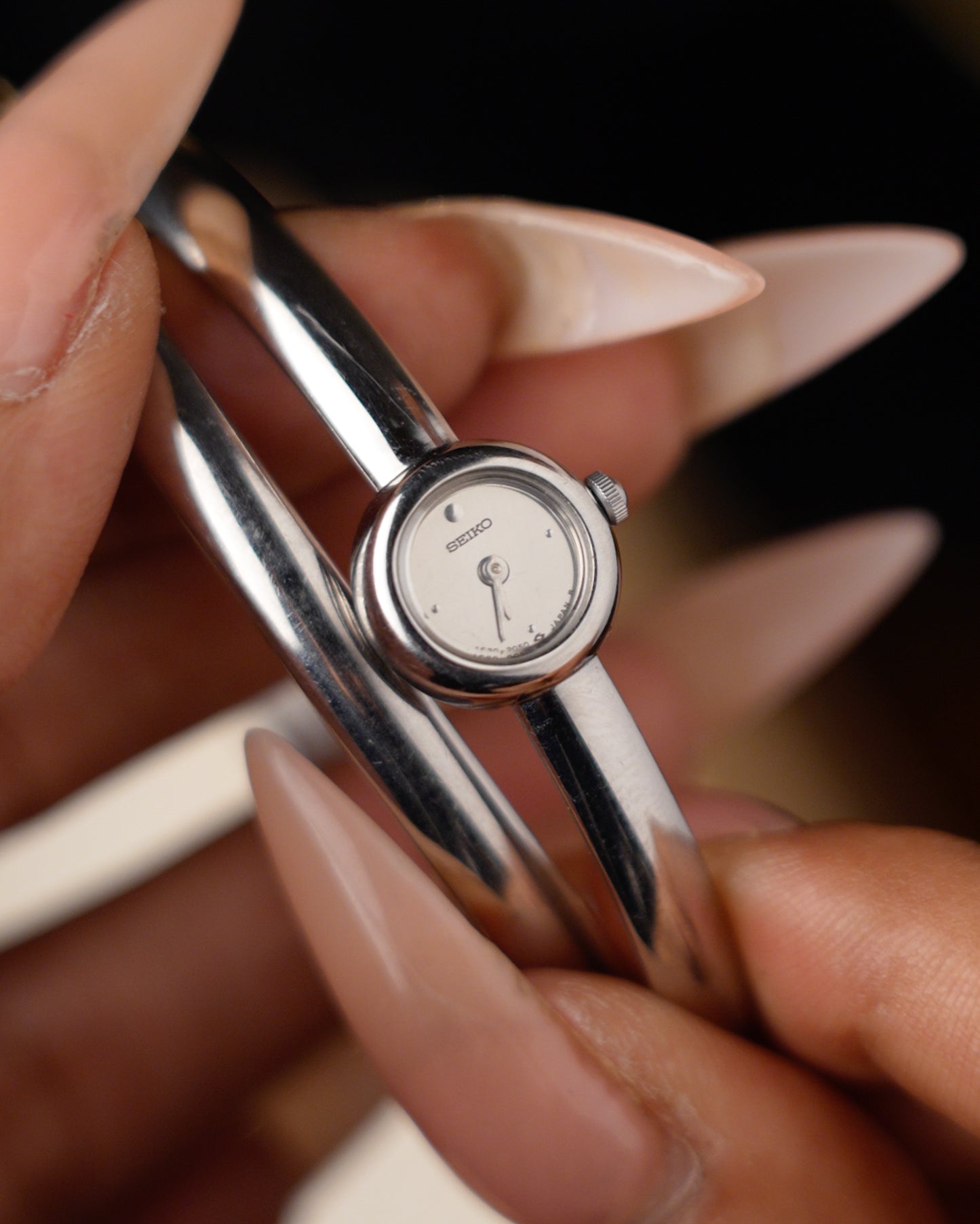 Vintage 1990s Seiko Double Bangle