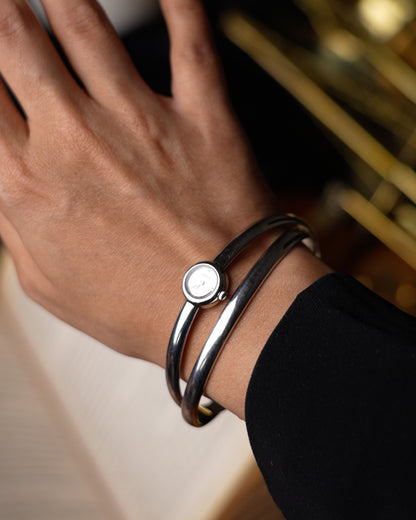 Vintage 1990s Seiko Double Bangle