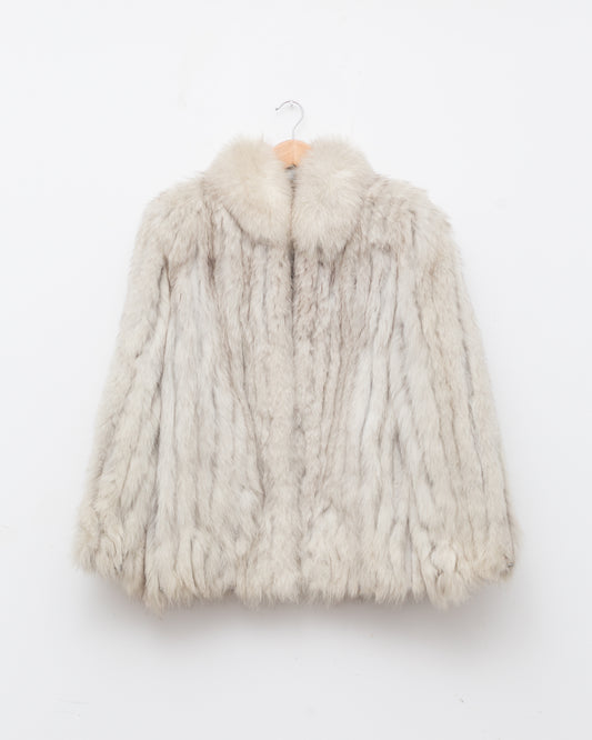 Vintage Saga Blue Fox Fur Jacket
