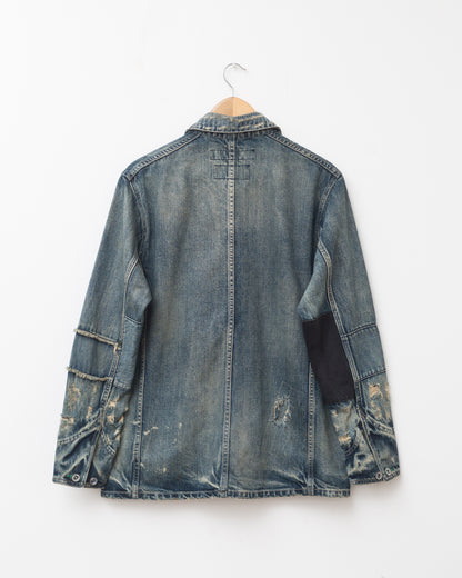 Distressed Japanese Denim Jacket
